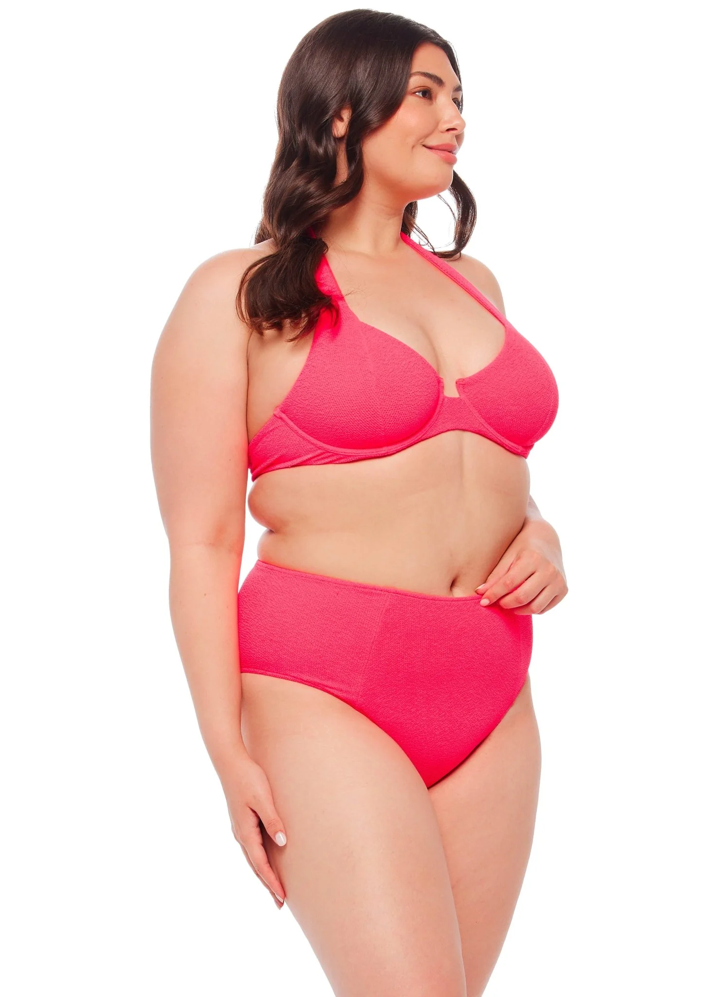 Cardiff Balconette Underwire Bikini Top - Zinnia Pink - Image 6