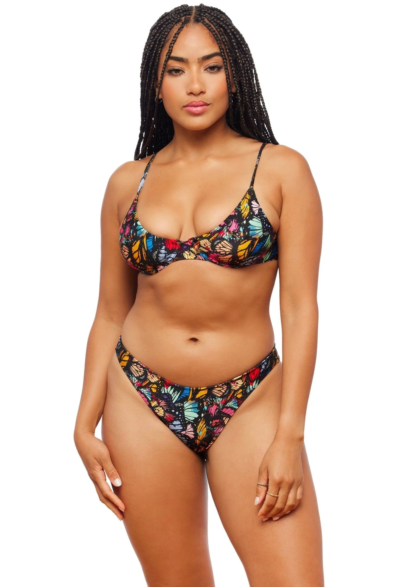 Cayman Mid Rise Bikini Bottom - Mariposa - Image 9