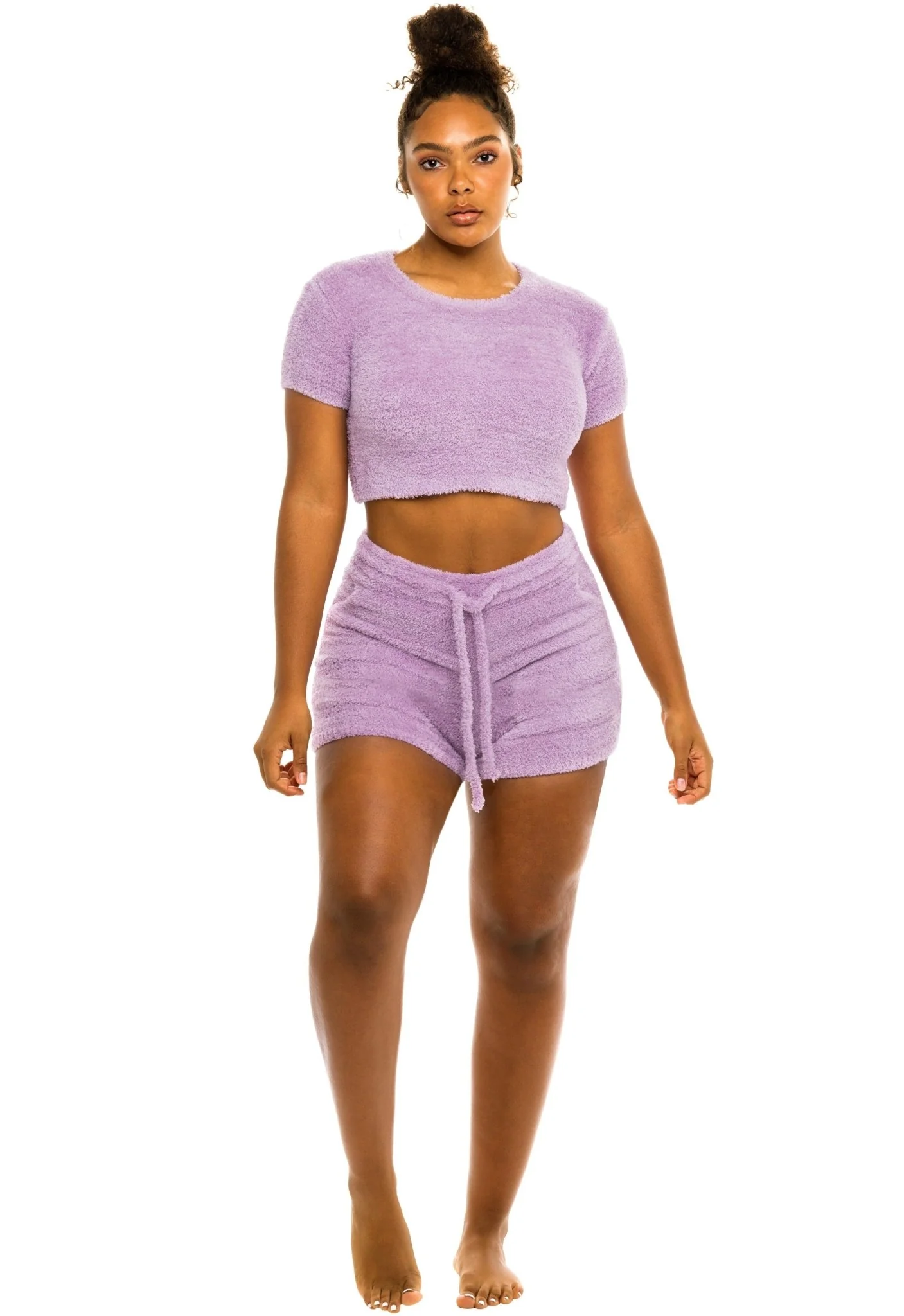 Unwind Crop Top Lavender - Image 11